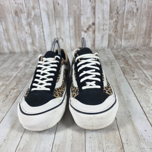 Vans Style 36 Decon SF Leopard Black Sneakers Women's Size 8.5 - Picture 4 of 8